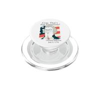 Crap That's due tomorrow? Jefferson July 3, 1776 Funny Meme PopSockets PopGrip for MagSafe