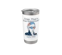 Crap That's Due Tomorrow? Jefferson July 3, 1776 Funny Meme Stainless Steel Insulated Tumbler