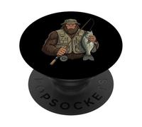 Crappie Bigfoot Fisher Papermouth PopSockets Adhesive PopGrip