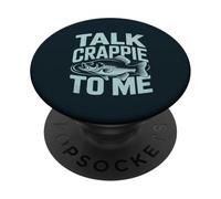 Crappie Fishermen Big Slab Talk Crapiie PopSockets Adhesive PopGrip