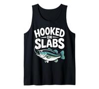 Crappie Fishermen Hooked On Slabs Tank Top