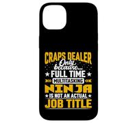 Craps Dealer Job Title - Funny Craps Distributor Case for iPhone 14 Plus