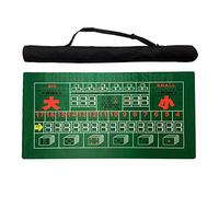 Craps Layouts Texas Hold'em Poker Table Mat Poker Gaming Non-Wavon Fabrics/Rubber Mat Poker Table Cloths