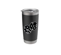Craps Players Dice Gambling Stainless Steel Insulated Tumbler
