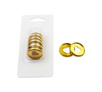 Crapyt 8 PCS Planner Rings Metal Discs for Planner Discbound Discs Planner Expander Discs 1.1"×0.2" Gold