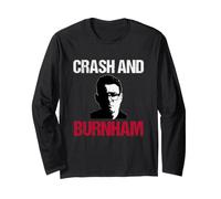 Crash and Burnham Political Labour Election PM Disaster Long Sleeve T-Shirt