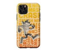 Crash Bandicoot Repeating Typography Retro Video Game Case for iPhone 11 Pro