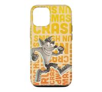 Crash Bandicoot Repeating Typography Retro Video Game Case for iPhone 12/12 Pro