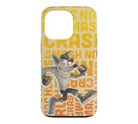 Crash Bandicoot Repeating Typography Retro Video Game Case for iPhone 13 Pro