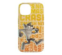 Crash Bandicoot Repeating Typography Retro Video Game Case for iPhone 14