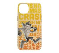 Crash Bandicoot Repeating Typography Retro Video Game Case for iPhone 14 Plus