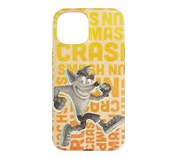 Crash Bandicoot Repeating Typography Retro Video Game Case for iPhone 15