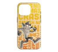 Crash Bandicoot Repeating Typography Retro Video Game Case for iPhone 16 Pro