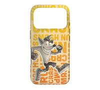 Crash Bandicoot Repeating Typography Retro Video Game Case for iPhone 17 Pro