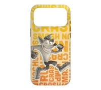 Crash Bandicoot Repeating Typography Retro Video Game Case for iPhone 17 Pro Max