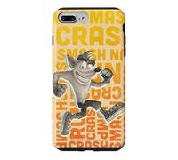 Crash Bandicoot Repeating Typography Retro Video Game Case for iPhone 7 Plus/8 Plus