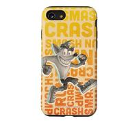 Crash Bandicoot Repeating Typography Retro Video Game Case for iPhone SE (2020) / 7/8