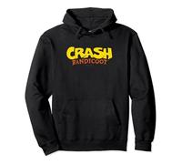 Crash Bandicoot Retro Classic Two-Tone Franchise Logo Pullover Hoodie