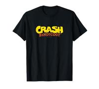 Crash Bandicoot Retro Classic Two-Tone Franchise Logo T-Shirt