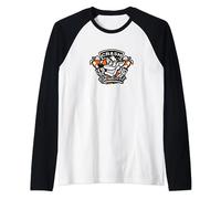Crash Bandicoot Retro Vintage 1996 Crash Wumpa Fruit Badge Raglan Baseball Tee