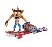 Crash Bandicoot with Jet Board Poseable Figure from Crash...