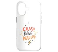 Crash Bang Wallop Lightning Laugh Logo Phrase Print Case for iPhone 17