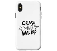 Crash Bang Wallop Sound Effect Icon Comic Style Theme Case for iPhone X/XS