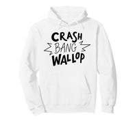 Crash Bang Wallop Sound Effect Icon Comic Style Theme Pullover Hoodie