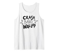 Crash Bang Wallop Sound Effect Icon Comic Style Theme Tank Top