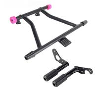 Crash Bar Kit For Softail For Low Rider S For Fat Bob | Highway Peg High 2 Step Engine Guard Crash Bar Passenger Frame Slider For Softail For Low Rider S For Fat Bob Standard 22 23