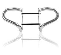 crash bar protector engine For Kawasaki W650 W800 CAFE W400 W 400 650 800 Motorcycle Highway Crash Bars Protection Engine Guard Bumper Stunt Cage(Chrome)