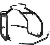 Crash Bar Protector Motorcycle crash bar For BMW R1200GS R1250GS LC Panniers Rack Stainless Steel(Black Side Racks)