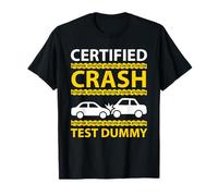 Crash Car Accident Injury Funny Injured from Truck Accident T-Shirt