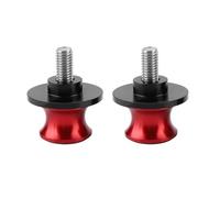 Crash Protector 2pcs 8mm Motorcycle CNC Aluminum Alloy Rear Stand Swing Arm Spool Sliders Stand Swingarm Bobbins Chain Rear Swingarm Cover(Right)