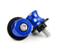 Crash Protector 2pcs M6 Swingarm Spools Fit For YAMAHA MT09 MT10 MT25 Tracer 900 700 GT XSR 155 900 FZ1 FZ6 R7 R9 6mm Rear Slider Bobbins Swingarm Protection Cover(Black)