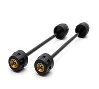 Crash Protector For Aprilia SL 750 For Shiver 2007-2014 For Dorsoduro 750 2007-2013 Front Rear Axle Fork Crash Sliders Motorcycle CNC Wheel Protector(GOLD)