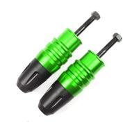 Crash Protector Frame Sliders For Benelli For Leoncino 500 For LeonineX Motorcycle CNC Aluminum Falling Protector Exhaust Slider Crash Pad Slider(Green-1 Pair)