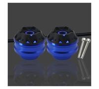 Crash Protector Motorcycle CNC Front Rear Axle Fork Crash Slider Cap For Z800 Z1000 Z1000R Z1000SX For Ninja ZX-10R 2024 Wheel Protector Pad(Front Blue)