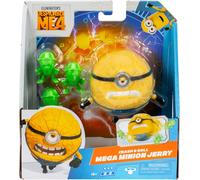 MINIONS Despicable Me 4 Crash & Roll Mega Jerry Action Figure | Jerry Turns Into A Ball To Roll And Crash Into Roaches | Collect All 5 | All With A Different Play Feature And Accessories