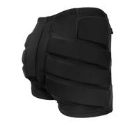 Crash Shorts for Adults, Ice and Roller Speed Skating Figure Skating Hip Shorts, One-Piece Design, Thin and Breathable, High-Elastic Material with Sponge, Large Area (L)