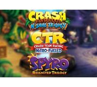 Crash + Spyro Triple Play Bundle (PS4) PSN Account - GLOBAL