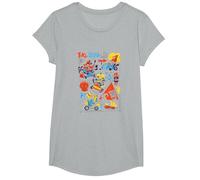 Crash Team Racing Tiki Group T-Shirt, Girls, Heather Grey, Medium