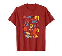 Crash Team Racing Tiki Group T-Shirt, Men, Cranberry Red, XX-Large