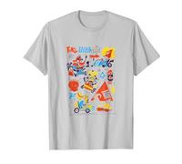 Crash Team Racing Tiki Group T-Shirt, Men, Silver Grey, X-Large