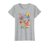 Crash Team Racing Tiki Group T-Shirt, Women, Heather Grey, 3X-Large