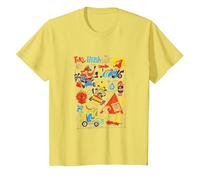 Crash Team Racing Tiki Group T-Shirt, Youth, Lemon Yellow, Large