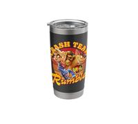 Crash Team Rumble Retro Crash & Coco Wumpa Fruit Sunset Stainless Steel Insulated Tumbler