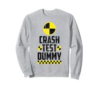 Crash Test Dummy Last Minute Costume Funny Halloween Sweatshirt