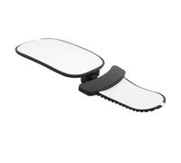 Crash Tested Mirror with 360° Adjustable Headrest Mount | Convex Anti Glare Surface, No Distortion View, Strap Secured Setup, for Suvs and Long Journeys
