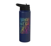 Crashing Out But Still Chosen Stainless Steel Insulated Water Bottle